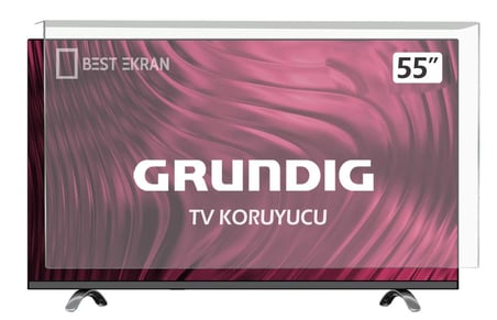 GRUNDIG 55VLX7730SP TV EKRAN KORUYUCU - Grundig 55" inç 139  Ekran Koruyucu 