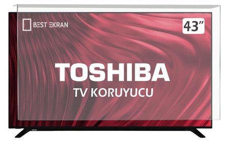 TOSHIBA 43LA3B63DT TV EKRAN KORUYUCU - Toshiba 43" inç Ekran Kırılmaz Koruyucu 