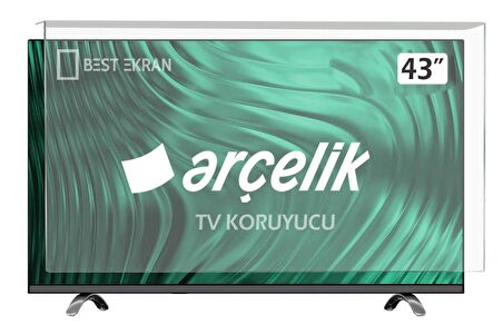 ARÇELİK A43L67605B TV EKRAN KORUYUCU - Arçelik 43" inç Tv Ekran Koruyucu Şeffaf Paneli