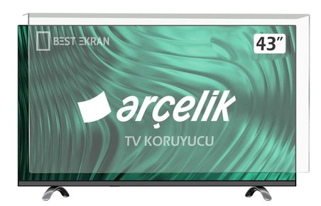 ARÇELİK A43L66525B TV EKRAN KORUYUCU - Arçelik 43" inç Ekran Kırılmaz Koruyucu  A43L 6652 5B
