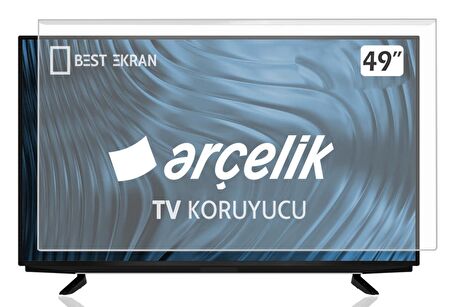 ARÇELİK A49L85324B TV EKRAN KORUYUCU - Arçelik 49" inç Tv Ekran Koruyucu Şeffaf Paneli