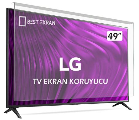 LG 49LJ610V TV EKRAN KORUYUCU - Lg 49" inç Ekran Koruyucu 