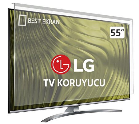 LG 55UN73006LA TV EKRAN KORUYUCU - Lg 55" inç 139 cm Ekran Kırılmaz Koruyucu 