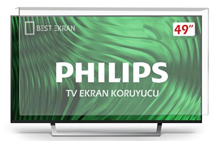 Philips 49PUS6803 TV EKRAN KORUYUCU - Philips 49" inç 123 Ekran Koruyucu 