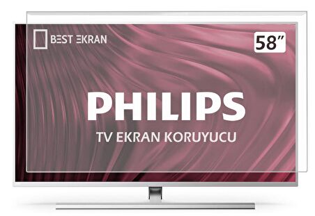 Philips 58PUS7805 TV EKRAN KORUYUCU - Philips 58" inç 146 Ekran Koruyucu 
