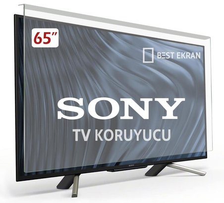 SONY KD-65XE7096 Tv Ekran Koruyucu - Sony 65" inç 164 Ekran Kırılmaz Koruyucu 
