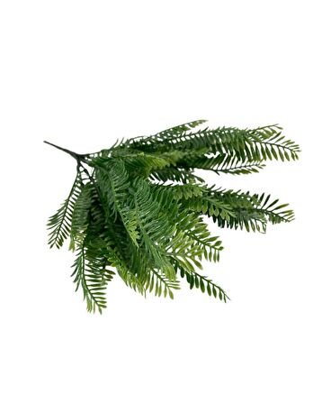 Yapay Çiçek Canlı Yeşil Fern Demet Garnitür Aradal Dekoratif Yapay Bitki