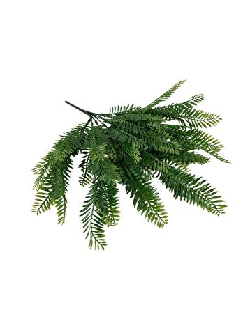Yapay Çiçek Canlı Yeşil Fern Demet Garnitür Aradal Dekoratif Yapay Bitki