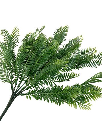 Yapay Çiçek Canlı Yeşil Fern Demet Garnitür Aradal Dekoratif Yapay Bitki