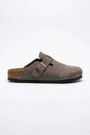 Boston Unisex Mantar Taban Terlik - Vizon