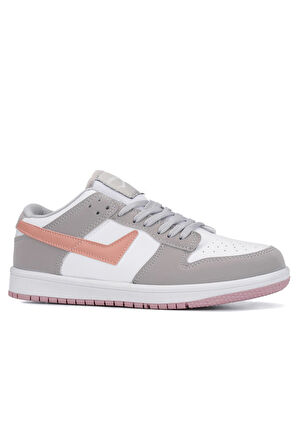 Günlük Kadın Rahat Esnek Hafif Sneaker Kaymaz Taban Bağcıklı Spor Ayakkabı 8075