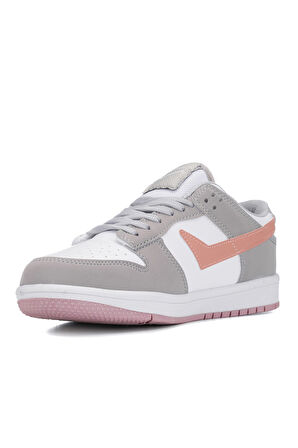 Günlük Kadın Rahat Esnek Hafif Sneaker Kaymaz Taban Bağcıklı Spor Ayakkabı 8075