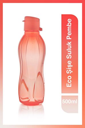 Eco Şişe Suluk Kolay Kapak 500 ml Pembe