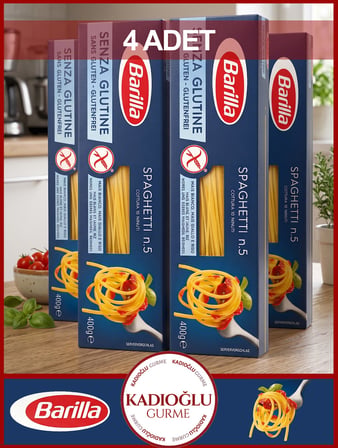 Barilla Glutensiz Spagetti 400 gr x 4 Adet