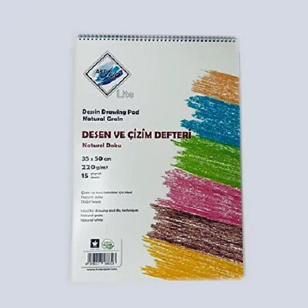 Art Liva Lite Desen ve Çizim Defteri 35x50 220gr 15 Sayfa