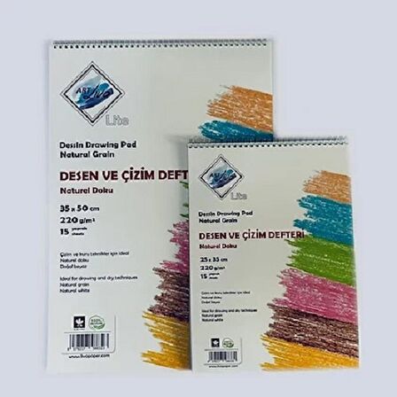 Art Liva Lite Desen ve Çizim Defteri 35x50 220gr 15 Sayfa