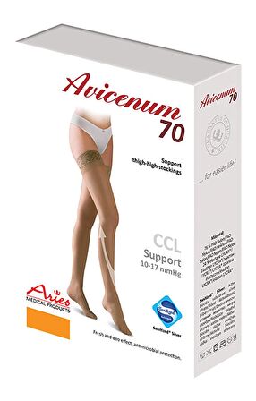 Avicenum PHLEBO CCL 70 AG SUPPORT , Diz Üstü Çorabı, (XL Beden) (29)