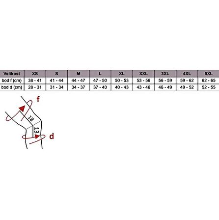 Avicenum Ortho 1500 DF Diz Bandajı Tip 01 Model, ( L Beden) (Kahverengi Rengi)