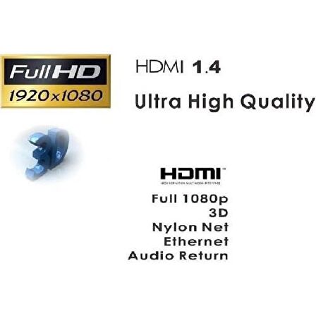 Concord 3 Metre HDMI Kablo C514