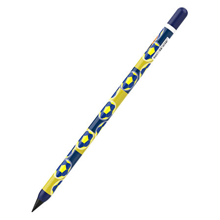 Panda Panpen Taraftar Serisi Bitmeyen Kurşun Kalem Sarı-Lacivert (PAN715) 3 Adet