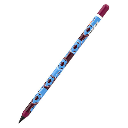 Panda Panpen Taraftar Serisi Bitmeyen Kurşun Kalem Bordo-Mavi (PAN715) 3 Adet
