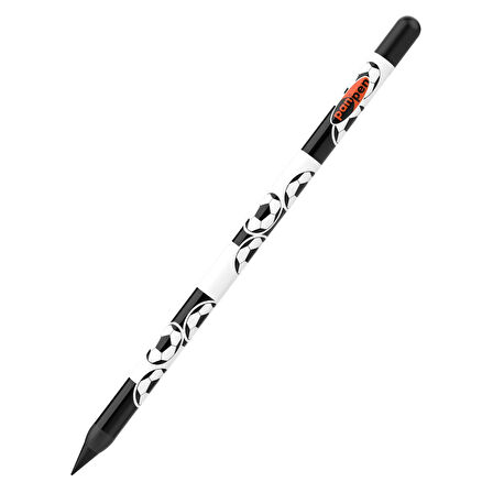 Panda Panpen Taraftar Serisi Bitmeyen Kurşun Kalem Siyah-Beyaz (PAN715) 3 Adet