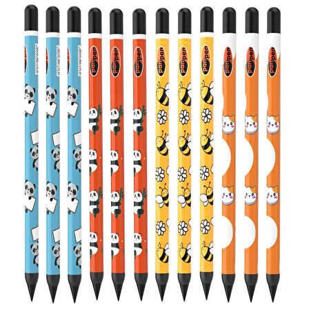 Panda Panpen Sevimli Dostlar Serisi Bitmeyen Kurşun Kalem (PAN716) 12 Adet