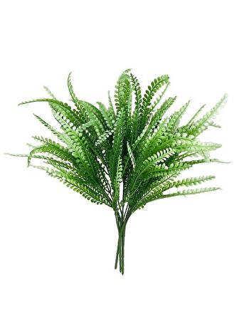 3lüSet Yapay Çiçek Kuşkonmaz Yeşilbeyaz Demet Garnitür Aradal Dekoratif Yapay Bitki