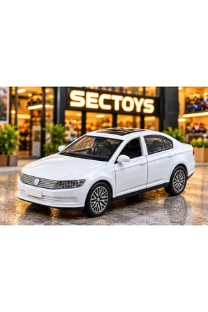 Volkswagen Passat B8 Diecast Model Araba Sesli Işıklı 14CM Passat Model Araba Açılan Kapılar