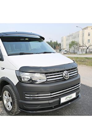 Volkswagen T6 Transporter Ön Kaput Koruma Rüzgarlığı 3mm Akrilik Abs Parlak Deflektör 2015-2020