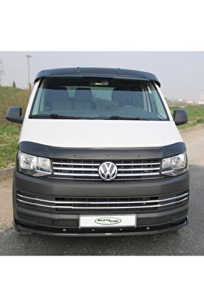 Volkswagen T6 Transporter Ön Kaput Koruma Rüzgarlığı 3mm Akrilik Abs Parlak Deflektör 2015-2020