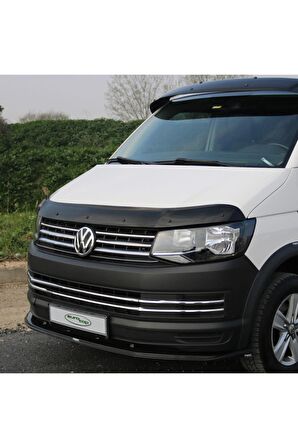 Volkswagen T6 Transporter Ön Kaput Koruma Rüzgarlığı 3mm Akrilik Abs Parlak Deflektör 2015-2020