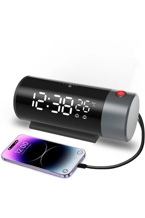 Projeksiyonlu LED Dijital Çalar Saat⏰USB Güç🔔Çift Alarm🔔Tavan & Duvar Yansıtma Masa Saati