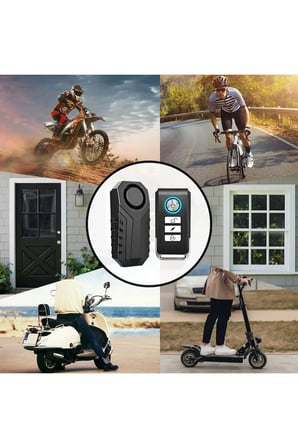 Bisiklet Motosiklet Alarm Cihazı Uzaktan Kumandalı Hırsızlık Önleyici Sistem