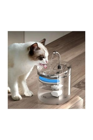 Otomatik Kedi Köpek Su Sebili, Musluk Uçlu Akıllı Su İçme Çeşmesi(Hareket Sensör Ve Filtre İlaveli)