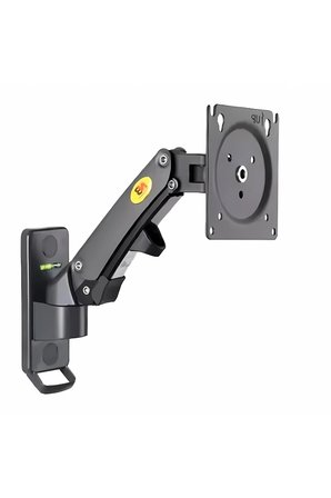 North Bayou F120 Gazlı Yaylı Duvar Tipi Monitör Askı Aparatı, 17”-27” Uyumlu