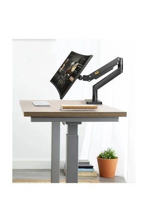 Gazlı Yaylı Monitör Kol Standı,North Bayou Ayarlanabilir, Masa Üstü, Vesa Uyumlu(27’’ – 40’’)NB G45