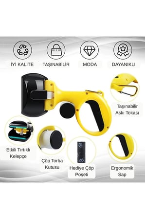 🦴Köpek Dışkı Temizleme Aparatı🚮Kaka Küreği🚮 Hijyenik Atık,Kaka Toplama Torbası 🧼(+Poşet)