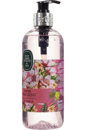 EYÜP SABRİ TUNCER DOĞAL ZEYTİNYAĞLI JAPON KİRAZ ÇİÇEĞİ SIVI SABUN 500 ML - (1 ADET)
