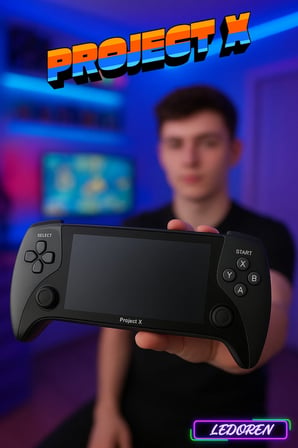 Project X 4.3inç IPS Hd Ekran +10000 Oyunlu Retro Arcade Oyun Konsolu Atari
