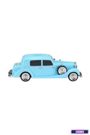 WS-1934 Pontiac Sedan Diecast Araba Bluetooth Hoparlör Işıklı, FM Radyo ve USB Destekli Müzik Kutusu