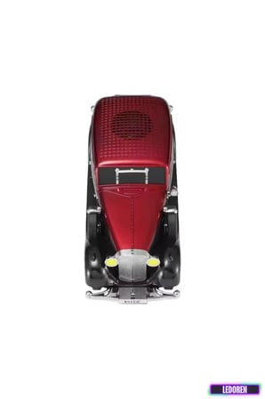 WS-1934 Pontiac Sedan Diecast Araba Bluetooth Hoparlör Işıklı, FM Radyo ve USB Destekli Müzik Kutusu