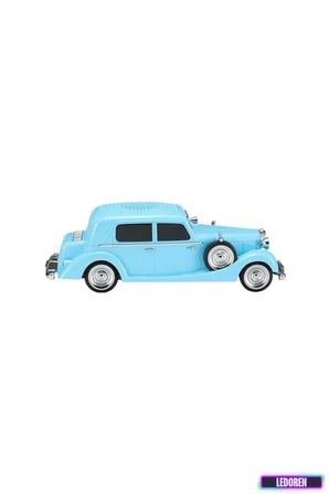 WS-1934 Pontiac Sedan Diecast Araba Bluetooth Hoparlör Işıklı, FM Radyo ve USB Destekli Müzik Kutusu