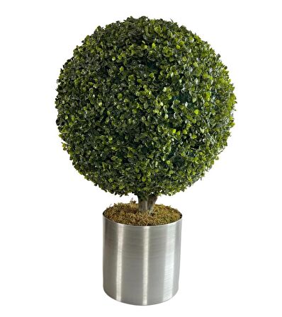 Yapay Ağaç Şimşir Top Tek Toplu Büyük Boy 45*70cm 