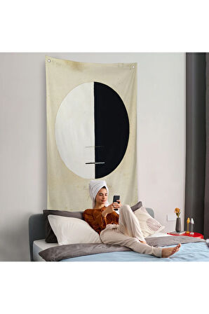 Hilma af Klint - Buda'nın Dünyevi Yaşamdaki Bakış Açısı Duvar Örtüsü-8084