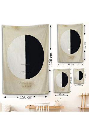 Hilma af Klint - Buda'nın Dünyevi Yaşamdaki Bakış Açısı Duvar Örtüsü-8084