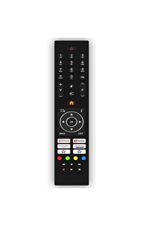 BYCONNERS  Toshiba Android Smart Tv için Uygun - CT-8564 Uyumlu KUMANDA Yedek kumanda