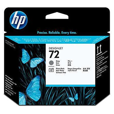 HP 72 Black-Gray Siyah-Gri Baskı Kafası C9380A