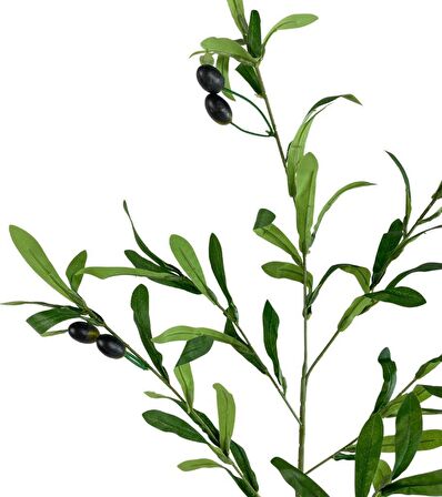 Yapay Zeytin Dalı Uzun Dallı 90cm 6 Meyveli