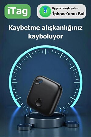 iTag Akıllı Takip Cihazı - İphone mu Bul Uygulamasıyla Çalışır (Apple ile uyumlu)